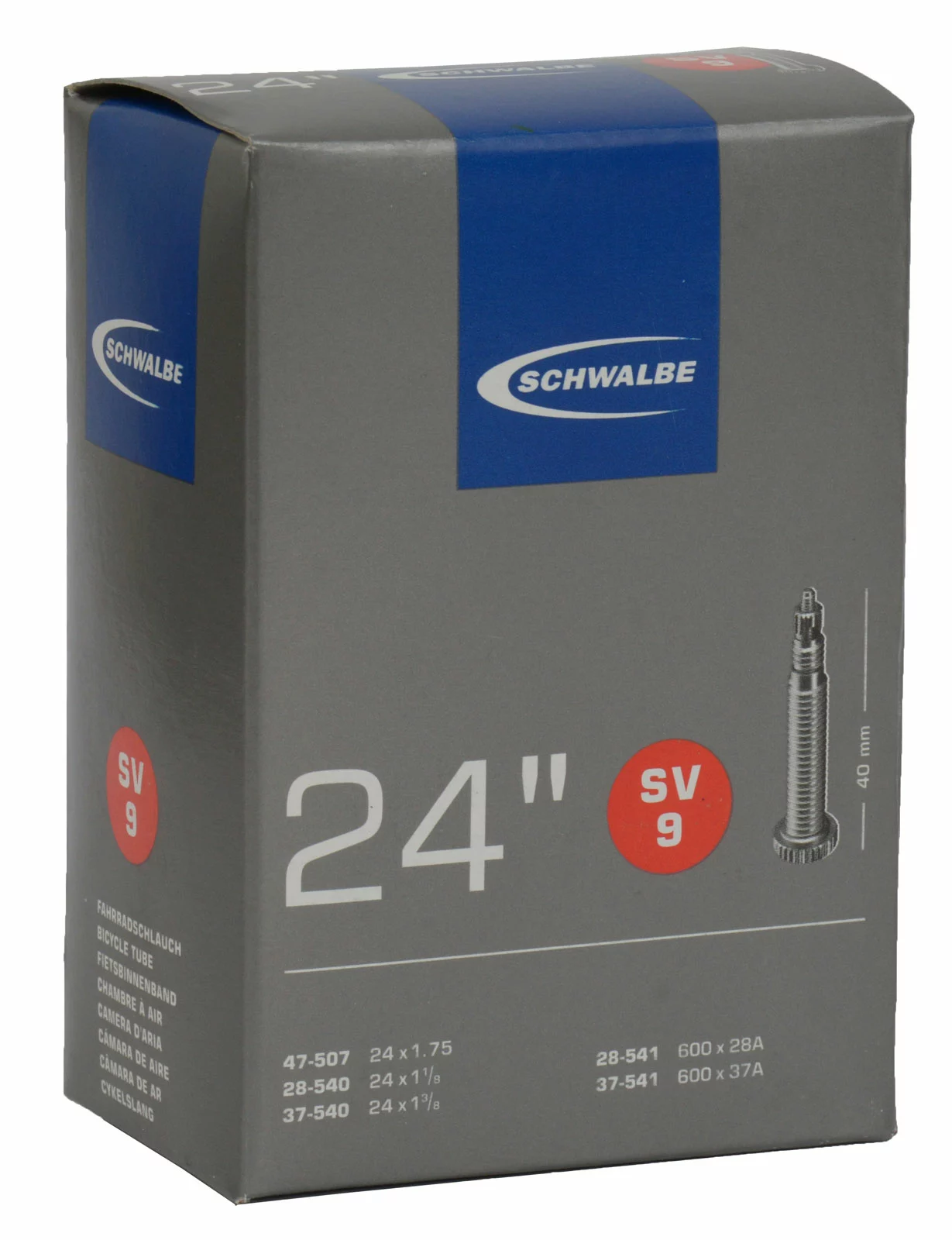 Schwalbe Chambre à Air SV 9 Pour 24 3 Schwalbe Chambre à Air SV 9 Pour 24