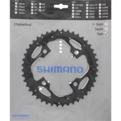 Shimano FC-T551 Plateau 10 Vitesses -Vision Soldes 44 Zahne AE fur Kettenschutz
