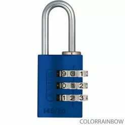 Abus 145/20 B/DFNLI Serrure à Combinaison -Vision Soldes 46625ABUS145 20B DFNLI Zahlenschloss colorrainbow