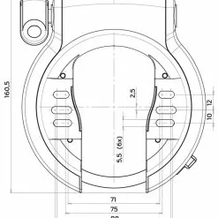 AXA Antivol De Cadre Defender Retractable -Vision Soldes Axa Defender Retractable Rahmenschloss 55665195V405SC e