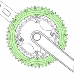 Campagnolo® Plateau Record 12 Vitesses 145mm -Vision Soldes Campagnolo Record 12 fach Kettenblatt FC RE952 b