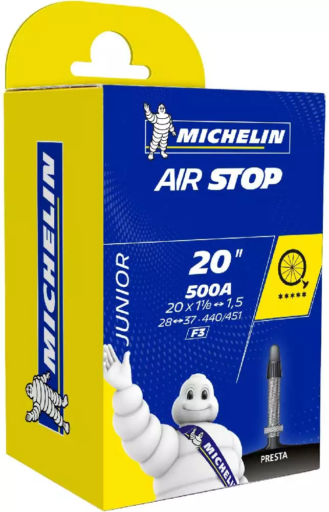 Michelin Chambre à Air F3 Airstop 20" Junior 3 Michelin Chambre à Air F3 Airstop 20" Junior