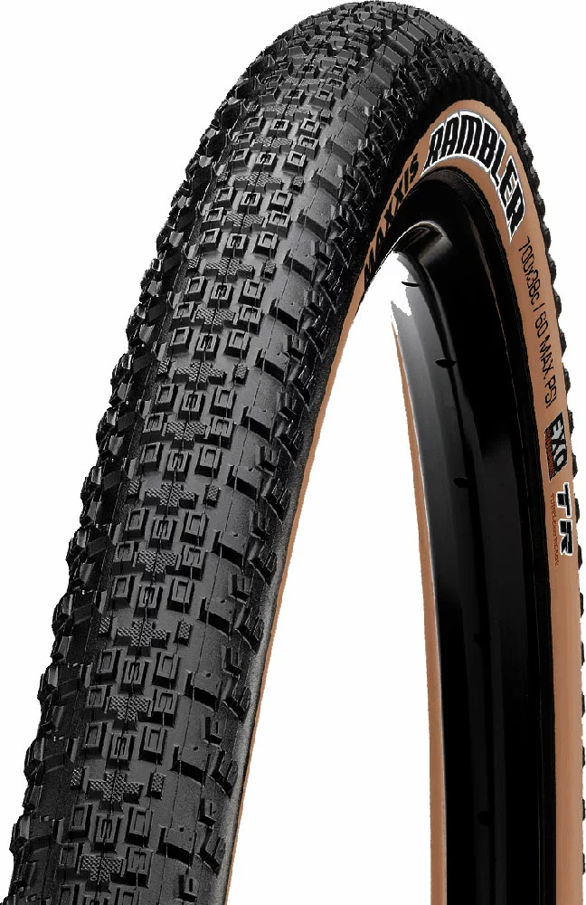 MAXXIS Rambler Tanwall 28" TR EXO Dual 60 Pneus Pliants 3 MAXXIS Rambler Tanwall 28" TR EXO Dual 60 Pneus Pliants