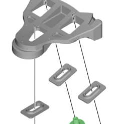 Shimano Vis De Plaque De Chaussure M5 X 8mm Pour SM-SH10/11/12 7 Shimano Vis De Plaque De Chaussure M5 X 8mm Pour SM-SH10/11/12 -Vision Soldes Shimano SPD SL Cleats
