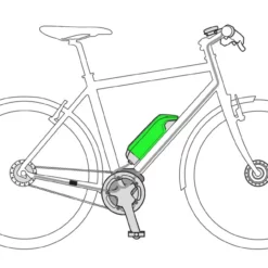 Shimano Batterie STEPS BT-E6010 418Wh Pour Montage Sur Cadre -Vision Soldes Shimano STEPS BT E6010 418Wh Akku fur Rahmenmontage a