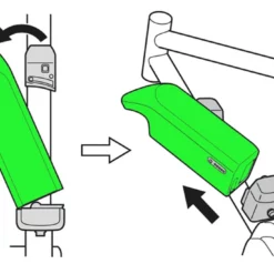 Shimano Batterie STEPS BT-E6010 418Wh Pour Montage Sur Cadre -Vision Soldes Shimano STEPS BT E6010 418Wh Akku fur Rahmenmontage b