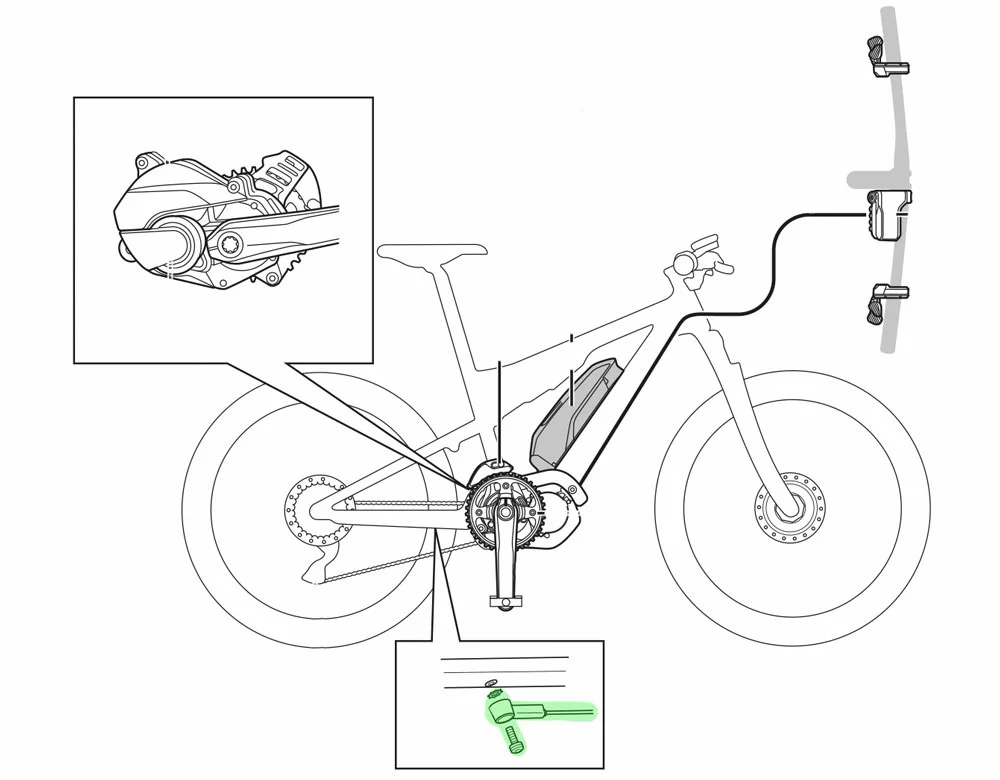 Shimano STEPS EW-SS300 Capteur De Vitesse 4 Shimano STEPS EW-SS300 Capteur De Vitesse – Image 2