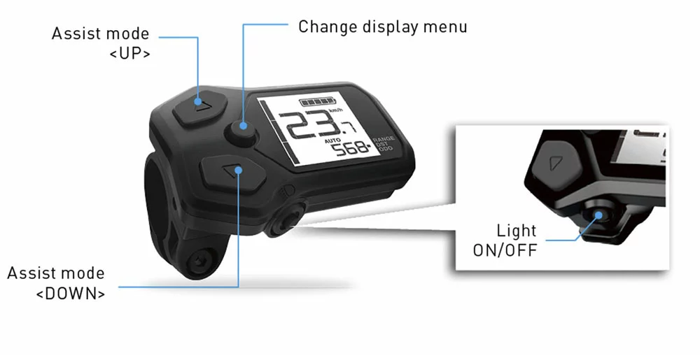 Shimano Écran STEPS SC-E5000 Avec Connecteur EW-SD50 7 Shimano Écran STEPS SC-E5000 Avec Connecteur EW-SD50 – Image 5