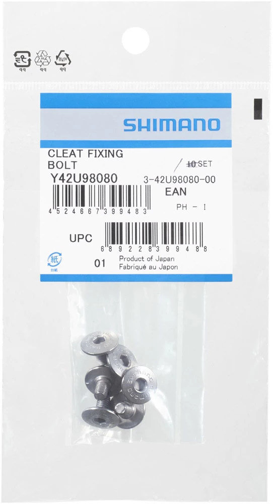 Shimano Vis De Plaque De Chaussure M5 X 8mm Pour SM-SH10/11/12 4 Shimano Vis De Plaque De Chaussure M5 X 8mm Pour SM-SH10/11/12 – Image 2