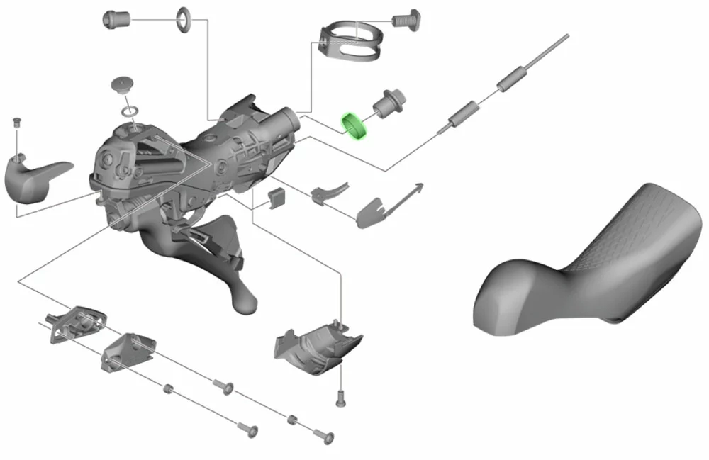 Shimano Bague De Connexion DURA ACE/ULTEGRA/105 Pour STI 4 Shimano Bague De Connexion DURA ACE/ULTEGRA/105 Pour STI – Image 2