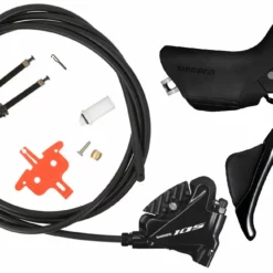 Shimano 105 ST-R7025+BR-R7070 Kit De Freins à Disque 2x11 Vitesses -Vision Soldes Shimano 105 ST R7025 BR R7070 2x11 fach Scheibenbremsen Set 20056290 c