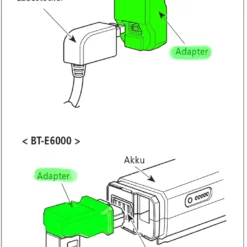 Shimano Adaptateur De Prise STEPS Pour Le Chargeur EC-E6000/6002 -Vision Soldes Shimano Steckeradapter fur Steps Ladegerat EC E6000 6002 Y79N00010 b
