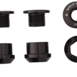 Wolf Tooth Components Vis De Plateaux 1 Fois (5 Pièces) -Vision Soldes Wolf Tooth Kettenblattschrauben fur 1 fach Kurbel 5CBCN06BLK 2