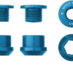 Wolf Tooth Components Vis De Plateaux 1 Fois (5 Pièces) -Vision Soldes Wolf Tooth Kettenblattschrauben fur 1 fach Kurbel 5CBCN06BLK 3