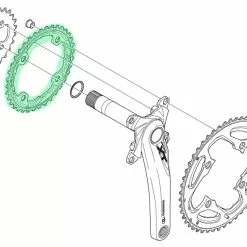 Vision Soldes -Vision Soldes XT Kettenblatt FC T780 T781 36 Zahne AL Y1MP98020