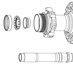 Fulcrum Contre-écrou Pour Moyeux DB -Vision Soldes fulcrum Kontermutter RS 003DB 01